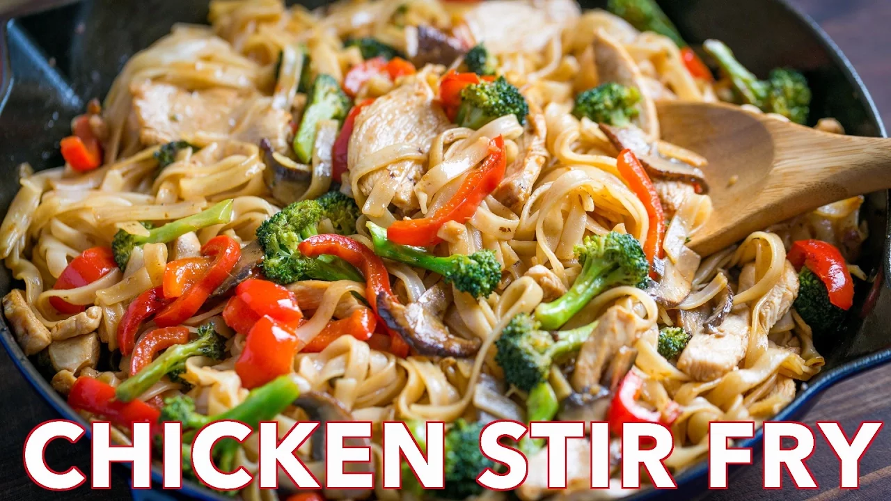 Master Chef John Zhang shows you simple stir fry noodles recipe that are awesome with step by step i. 