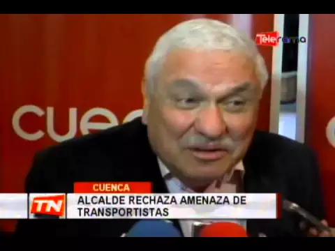 Alcalde rechaza amenaza de transportistas