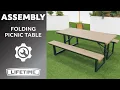 Lifetime 6-Foot Folding Picnic Table Lifetime Assembly