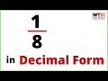 Write as a decimal in decimal form