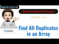 Find All Duplicates in an Array Clean Easy Leetcode 442 codestorywithMIK