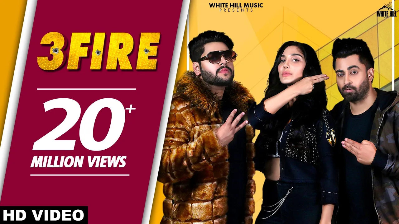 3 FIRE : Sharry Mann (Official Video) Feat MistaBaaz | Swaalina | New Punjabi Songs 2019 | Teen Fire