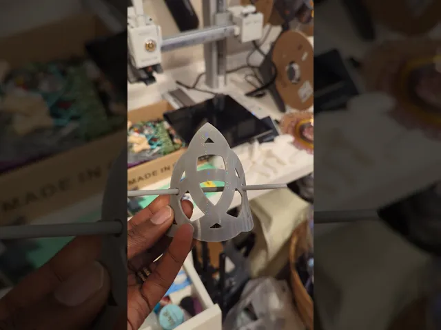 Celtic Trinity Knot Hair Slide video thumbnail