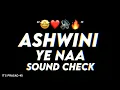 Lagu Ashwini Ye Na Brand New Sound Check IT'S ROHIT REMIX SOLAPUR