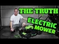Down sides and Battery options for the Greenworks 40V electric lawn mower