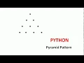 Python Pyramid pattern PYTHON Easy for