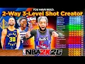 THIS 2-WAY 3-LEVEL SHOT CREATOR BUILD IS THE BEST BUILD IN NBA 2K26 99 3PT 93 DUNK 92 PERIM
