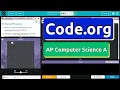 Code org Lesson 9 4 Loops Tutorial with Answers Unit 1 Computer Science A CSA