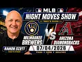 Brewers vs Diamondbacks MLB Betting Odds Picks 26 Night Moves Show