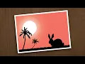 Rabbit Scenery - Easy Photoshop Drawing for Beginners