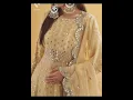 Golden Mirror And Gotta Embellished Lehenge by Abhinav Mishra /wedding lehenge/
