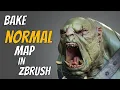ZBrush Secrets - How To Bake And Export Normal Map