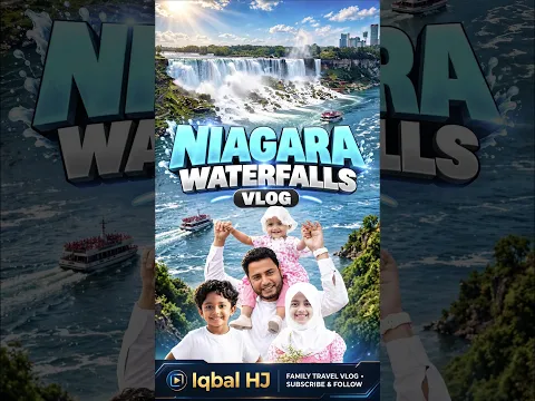 SubhanAllah! The Beauty of Allah's Creation at Niagara Falls 🇺🇸 #Shorts