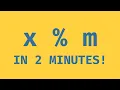 What is The Mod Operator in Python Tutorial from an EXPERT
