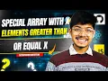 1608 Special Array With X Elements Greater Than or Equal X 3 Ways Binary Search Counting Sort