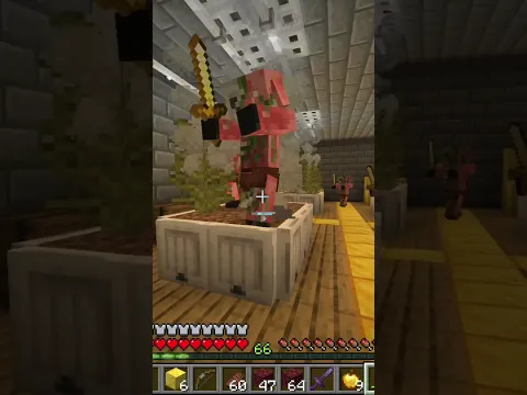 Ahora entiendo de dónde sacan tanto oro los piglins de Minecraft🤭 #minecraft #humor #oro