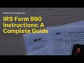 IRS Form 990 Guide Avoid Common Nonprofit Filing Mistakes