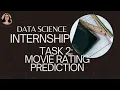 Movie rating prediction Jupyter Notebook