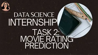 Movie rating prediction Jupyter Notebook