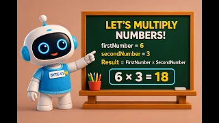 Multiplication in Python for Kids Live Coding Demo