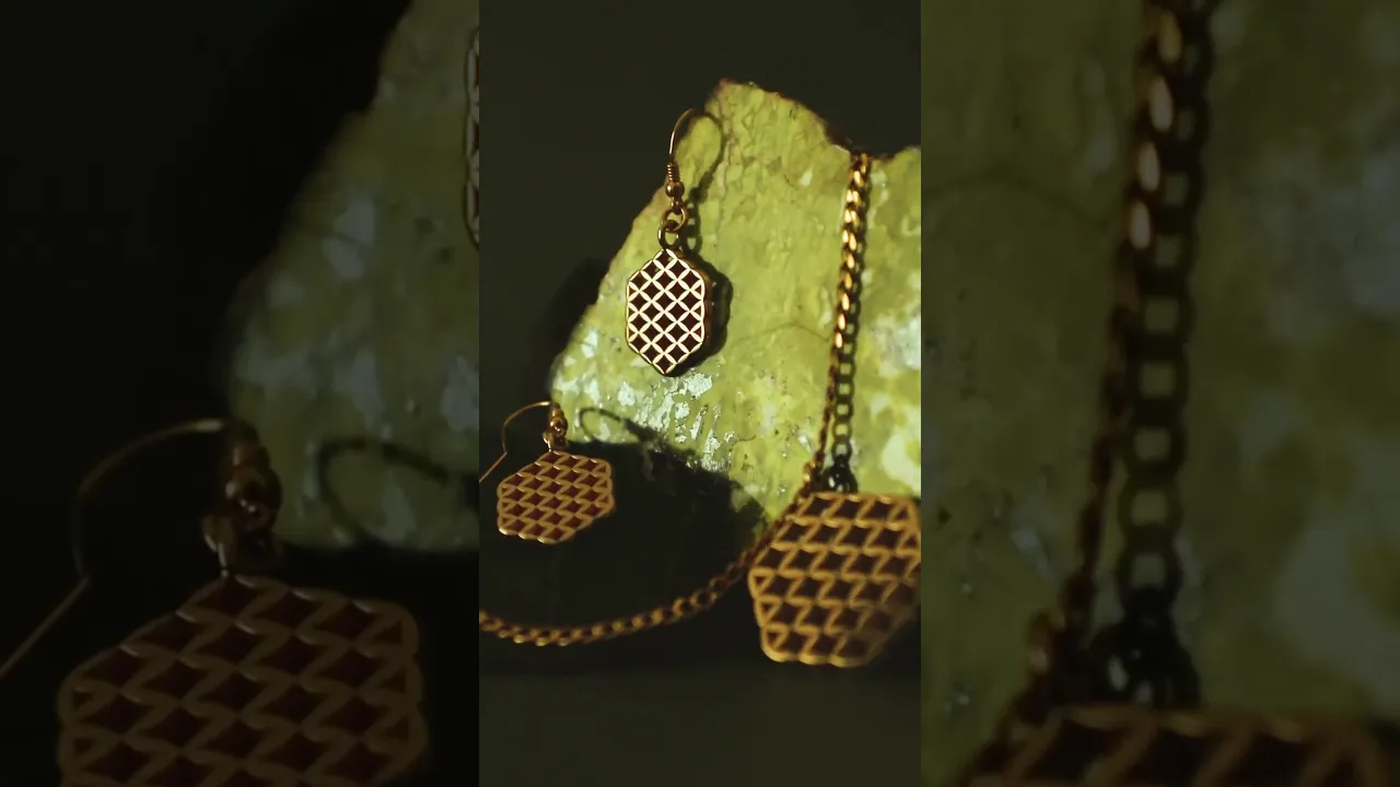 Flower of life squared Pendant