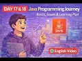 Day 17 18 Java Programming Journey Basics Issues Learning Plan