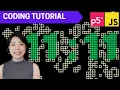 p5 js Coding Tutorial Game of Life Clock