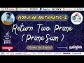 Find Two Prime Numbers with a Given Sum Return Two Prime Numbers