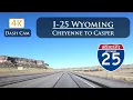 4K Ultra Dash Cam I-25 North Cheyenne to Casper Wyoming