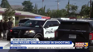 One dead one injured in Banning shooting