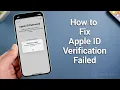Apple ID Verification Failed 6 Ways to Fix It