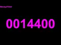 0 to 14 400 4 hours 240 minutes seconds countup timer
