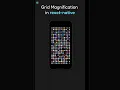 Grid Magnification Animation Challenge in react-native source in desc