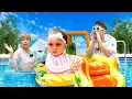 Download Lagu Baby Lakeisha's Mini Pool Party | 100K Subs Celebration