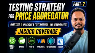 Unit Test Integration Test Wiremock Testcontainer JaCoCo Coverage Price Aggregator - Part 7
