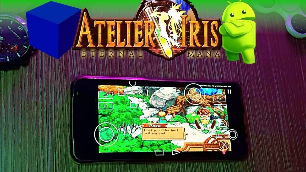 Atelier Iris Eternal Mana - PS2 Emulator Android Gameplay - Aether SX2 APK -Atelier Iris Mobile 2022