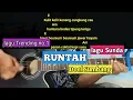 Download Lagu Kunci Gitar RUNTAH Doel Sumbang Azmy Z Difarina Indra Adella lagu Sunda panon coklat kopi susu