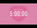 5-Hour Silent Countdown Timer Pink Aura Aesthetic Vibes For Studying Deep Focus
