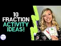 Basic Fractions Activities for Special Education Fraction Games SPED Fraction Lesson Plans Math