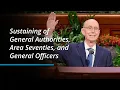 Sustaining of General Authorities Area Seventies and General Officers October 2023