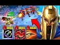 PANTHEON BUT IT S ARAM MAYHEM AND I HAVE 100 HEALING ON MY SPEARS NEW BROKEN AUGMENT