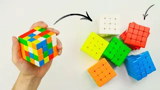 I Destroyed My 4x4 Cubes to Make This 🤯 Asmr DIY force cubes
