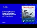 Balancing Program Requirements and Student Readiness in AP Precalculus