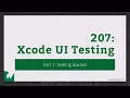 Xcode UI Testing - Live Tutorial Session