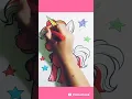 Sparkly Unicorn Coloring Page Cute Art for Kids