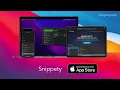 Snippety - productivity application for macOS iOS and iPadOS
