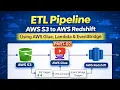 S3 to Redshift Data Pipeline with AWS Glue Lambda EventBridge Part-02