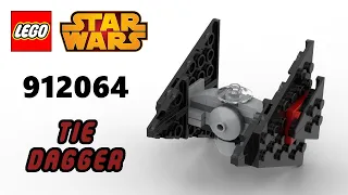 LEGO 912064 TIE DAGGER | LEGO Starwars Magazine Gift Virtual Build