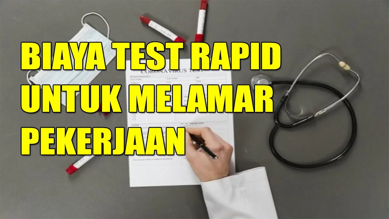 Rapid Test Sendiri Di Rumah. 
