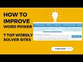 Top 7 Website to Improve Your Word Power Wordle Solver Crosswords Solving Websites